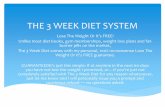 The 3 week diet system