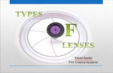 Types of lenses by Sajjad Kayani