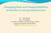 Caring of adolescents  jd singh