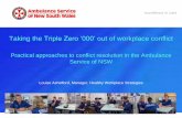 2012 Taking the 000 out of workplace conflict presentation Ashelford