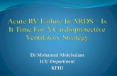 Acute RV Failure in ARDS