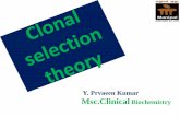 Clonal selection theory