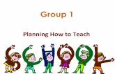 Planning How to Teach