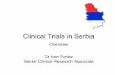 Clinical Trials In Serbia If March 2009
