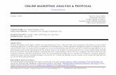 Internet Marketing Proposal & SEO/Search Engine Rank Report