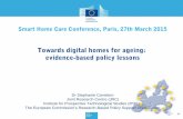 Towards digital homes for ageing: Evidence-based policy lessons  - Stephanie Carretero