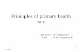 Principles of primary health care