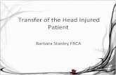 Transfer of Head Injured Patient