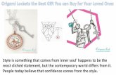Origami Lockets the Best Gift You can Buy for Your Loved Ones