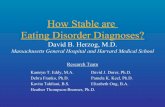 How Stable Are Eating Disorder Diagnoses