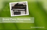 Grand piano dimensions   picking the proper size piano
