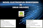 NOVEL ELECTROSPUN NANOFIBERS  IN  DRUG DELIVERY