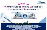 IMEC 2015 WOWLA (Working Group Online Workshops  Lectures and Assessments)