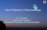 Use of Steroid in Rheumatology