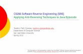 Applying Anti-Reversing Techniques to Java Bytecode