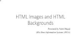 Html images and html backgrounds