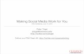 Making Social Media Work for You