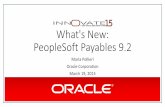 What's New in the PeopleSoft 9.2 Accounts Payable Module?