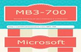 Mb3-700 exam materials with real questions and answers