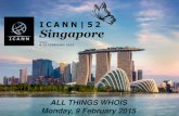 ICANN 52: All Things WHOIS