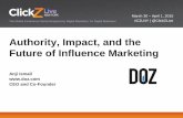 Authority, Impact, and the Future of Influence Marketing