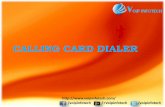 Calling card dialer