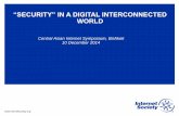 “Security” In a Digital Interconnected World
