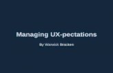 Managing UX-pectations - public