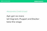 Apt get no more let Vagrant, Puppet and Docker take the stage