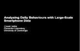 Analysing Daily Behaviours with Large-Scale Smartphone Data