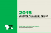 2015 Report  - Venture Finance in Africa