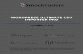 Wordpress Ultimate CSV Importer Pro Plugin Manual