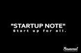 STARTUP NOTE -Start up for all-
