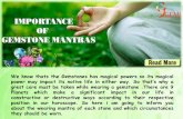 Mantras of gemstonesWhat is the Role of Mantras While Wearing Gemstone ?