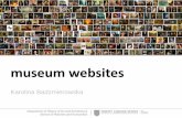 Museum websites