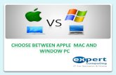 Window PC v/s mac PC Comparison