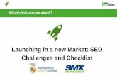 Launching in a new Market: SEO Challenges and Checklist (Cuponation) - SMX Munich 2015 (International Search Summit)