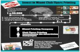 Miami Club Flyers Printing