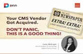 What to Do if Your CMS Vendor Got Acquired