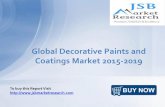 JSB Market Research: Global Decorative Paints and Coatings Market 2015-2019