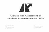 Cilmatic Risk Assessment Of Southern Express Way in Sri Lanka