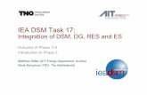 IEA DSM Task 17: Integration of DSM, DG, RES and ES – Outcome of Phase 1 and 2 and an introduction to Phase 3