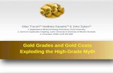 Gold grades & gold costs - Trench et al - Feb 2015 - Centre for Exploration Targeting / University of Western Australia / Curtin University