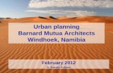 Urban planning for BMArchitects Namibia NL-NA
