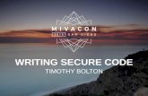 Pci compliance   writing secure code