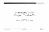 Eric rose   managing npd project tradeoffs
