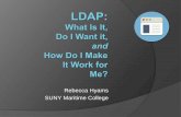LDAP: What Is It, Do I Want it, and How Do I Make It Work for Me?