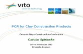 "PCR for clay construction products" | Carolin Spirinckx