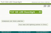 2015 XINGHUO TUV GS LED DOWNLIGHT CATALOGUE (1)