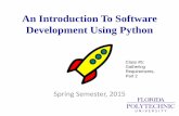 An Introduction To Software Development - Gathering Requirements, Part 2